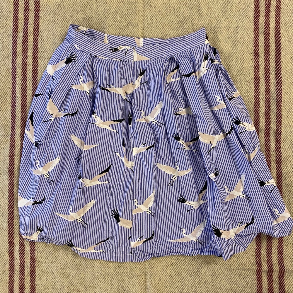 Who What Wear Bird Skirt